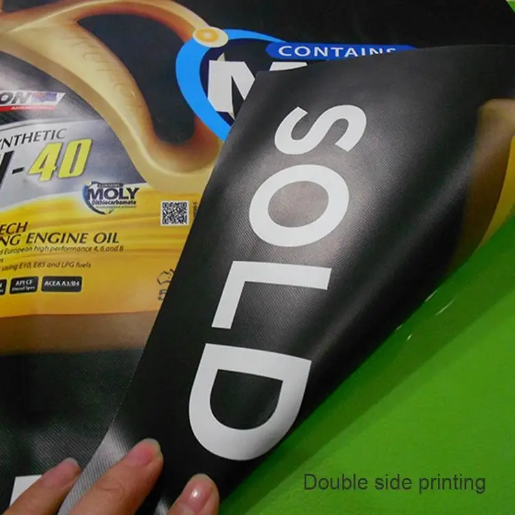 Custom Printed Advertising Outdoor Durable 340 Gsm Vinyl Pvc Banner