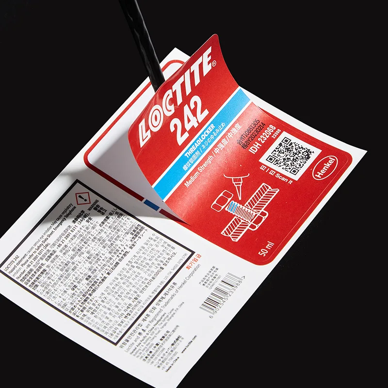 Wholesale Custom Logo Sticker Self Adhesive High Quality Vinyl And Paper Sticker Label Printing For Product