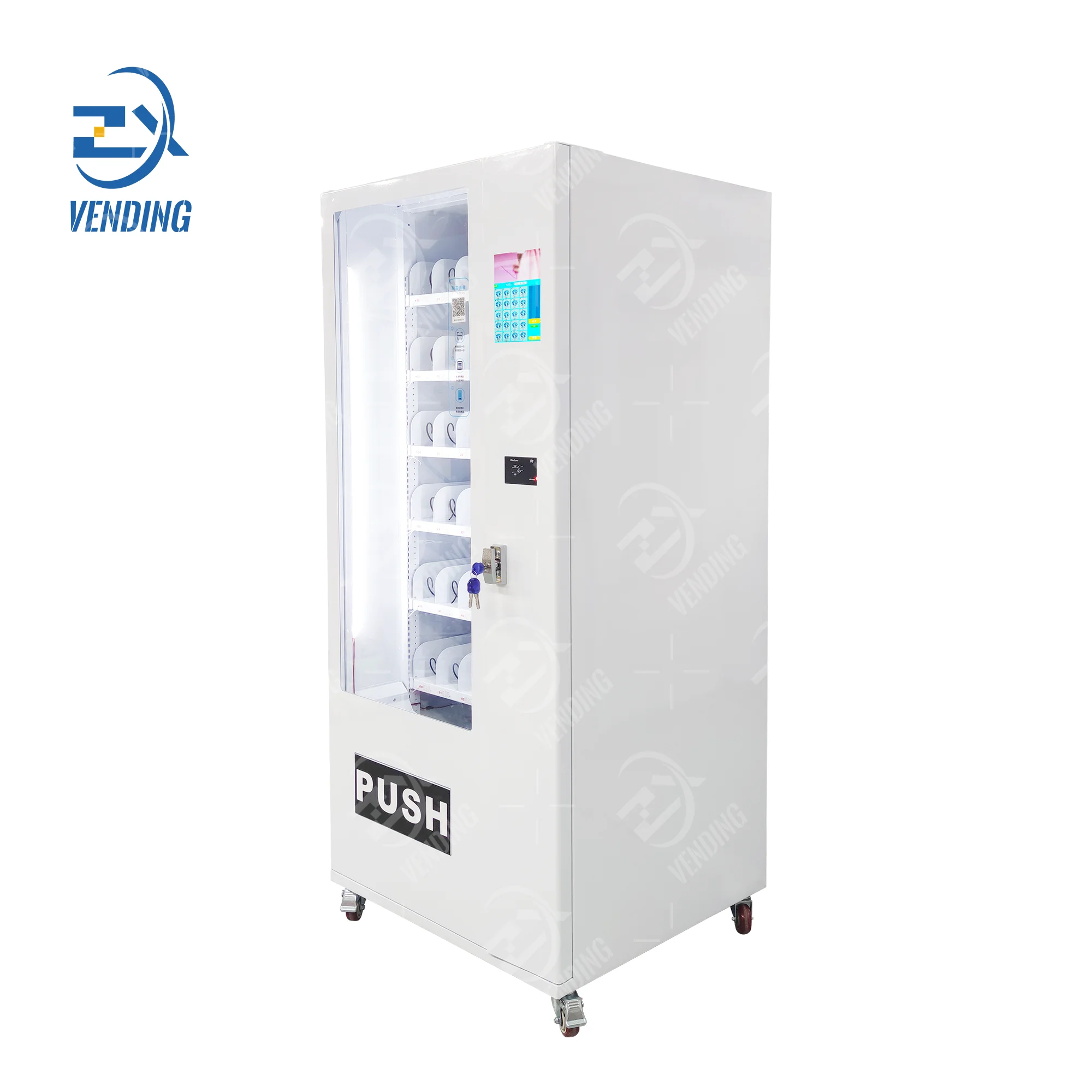 Factory supply new type Customized indoor and outdoor spiral pusher spring vending machine