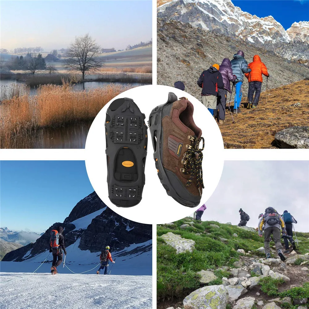 Быстрая и легкая зимняя обувь, скобы для скалолазания по снегу, скобы для сцепления с льдом