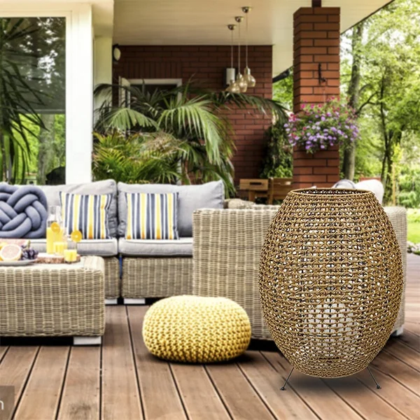 Intelligent portable solar garden lights outdoor waterproof led decor lawn yard lights with ball light