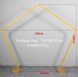Хит продаж алмазная свадебная АРКА металлическая Цветочная арка для свадебного украшения