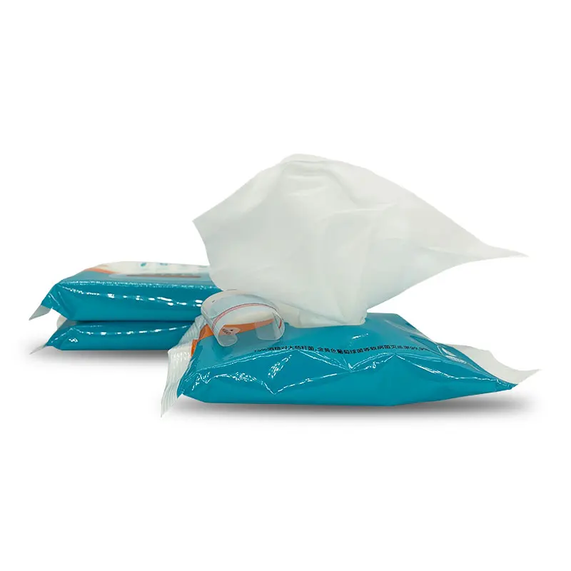 Custom Packaging Free Of Harsh Preservatives Individually Wrapped Alcohol Antibacterial Wet Wipe  Keep Hands Hygienic
