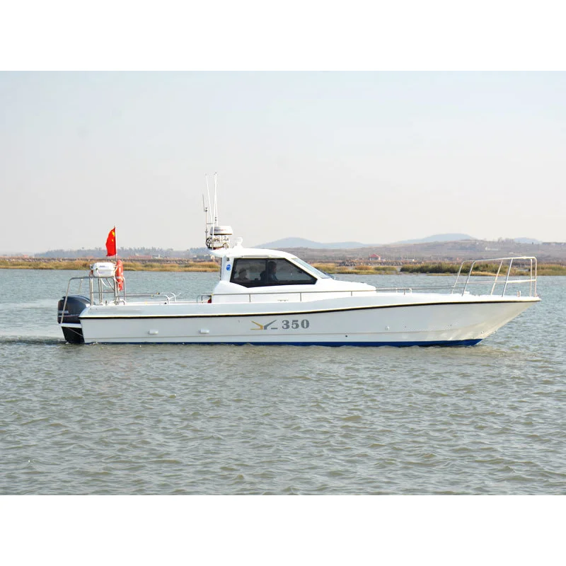 10.5m fishing boat with motor 34FT center console fishing boat industrial fishing boat china factory customized
