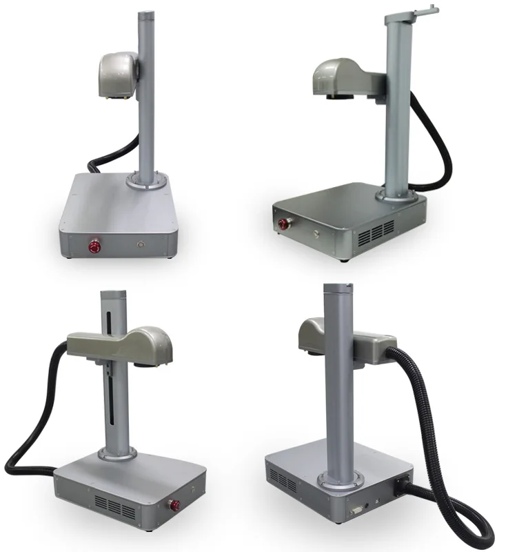 20w Cheap Portable Fiber Metal Laser Marking Machine, Engraving on Pet Id, Dog Tag, Bird Ring