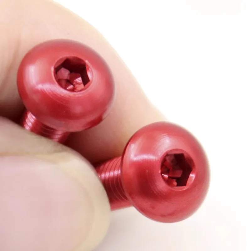 ISO 7380 Pan Head Hexagon Socket Screw Aluminum Anodized Screw M3 M4 M5 5mm 6mm 12mm Hexagon Socket Bolt For FPV RC Parts