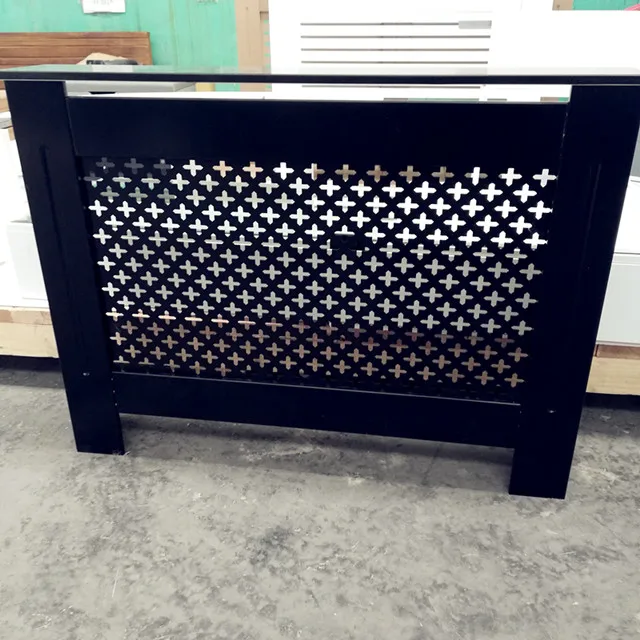 Wholesale UK Market Popular All Size White /Unfinished Modern Traditional Wood Grill Radiator Cover