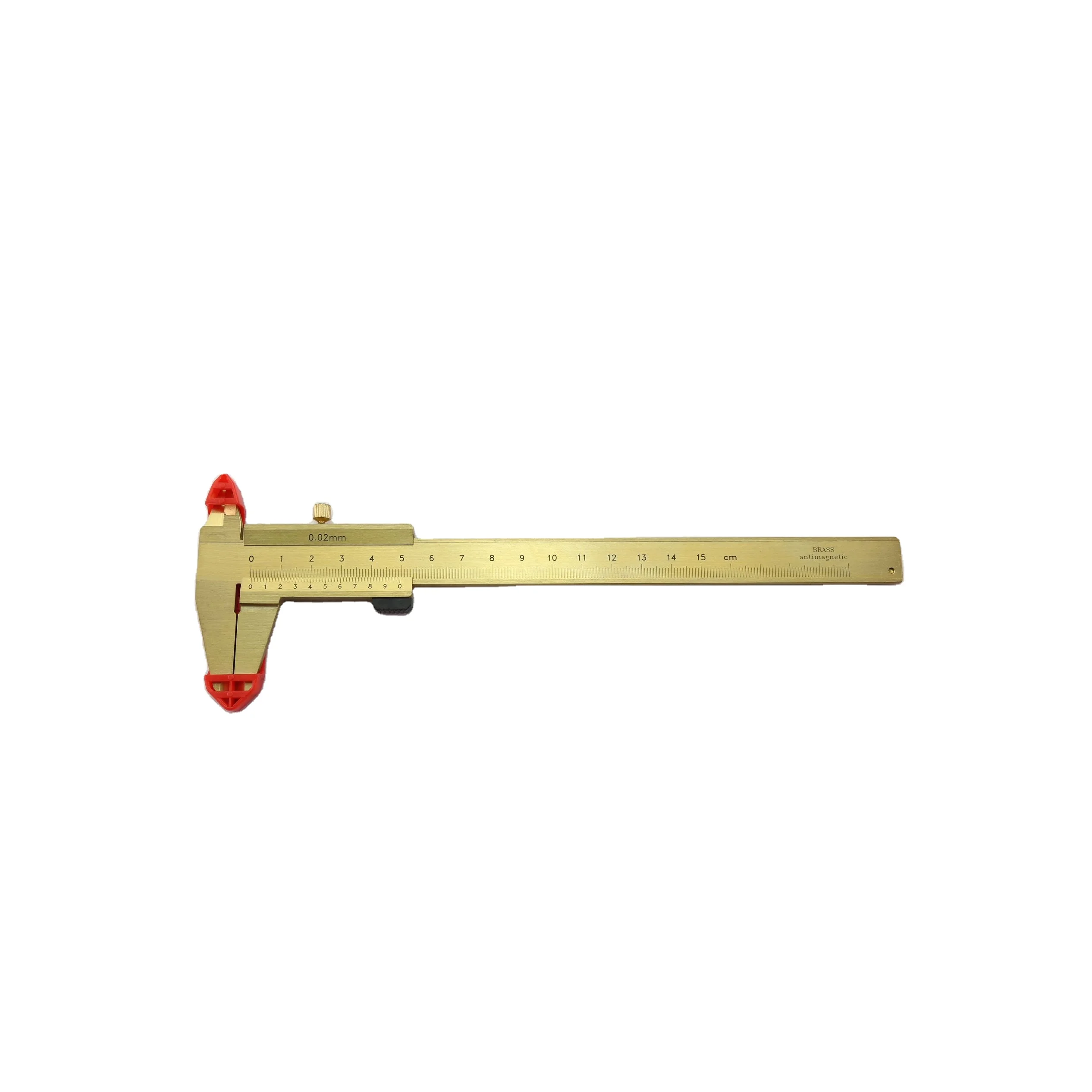 Brass Anti-static Non-sparking Anti Magnetic Vernier Caliper With Fine-tuning 0mm-150mm Measurement Tools