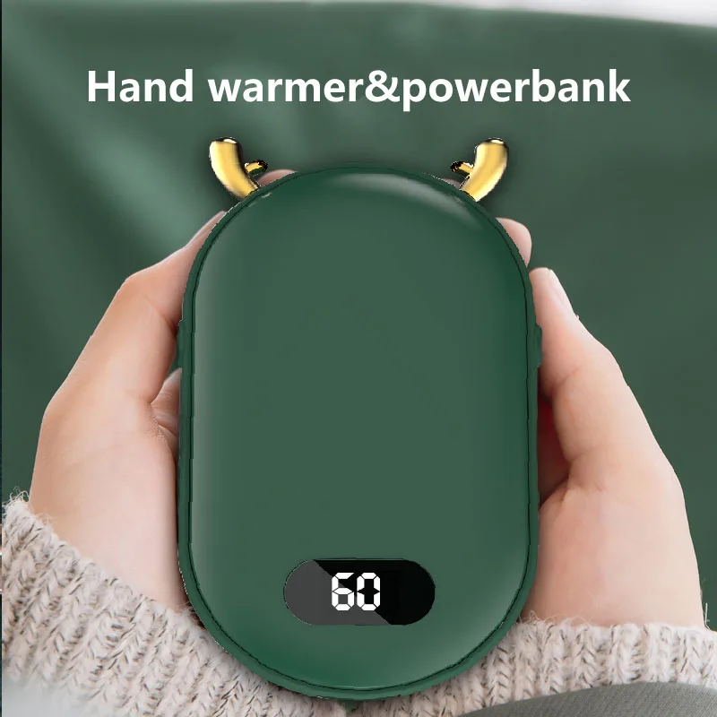 Q3 2600mah portable outdoor 10w 5v 2a mini mobile hand warmer power banks