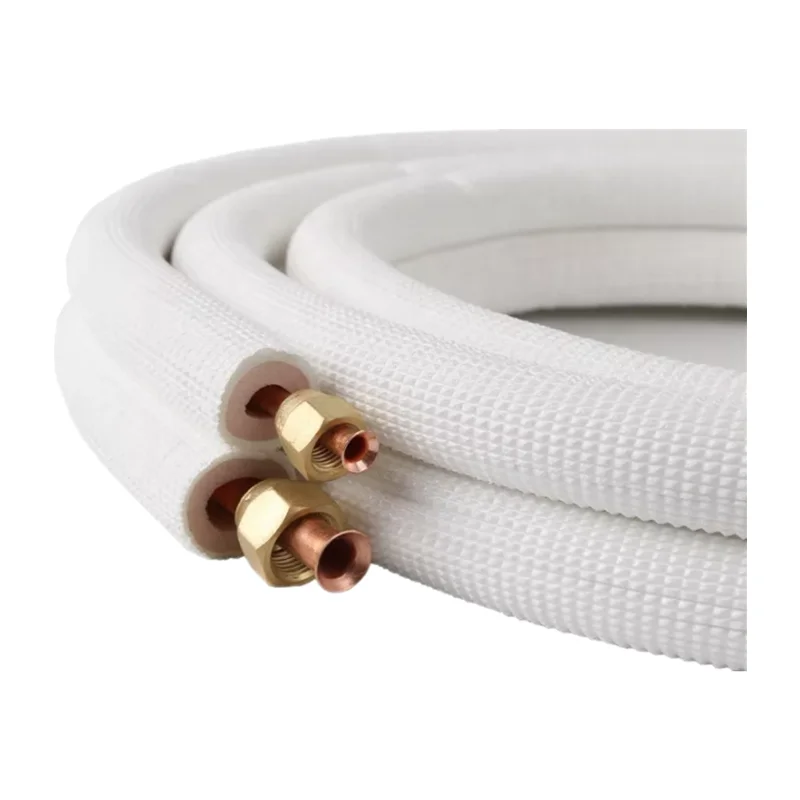 1/4+3/8 15m AC Conditioner Insulated PE insulation pipe copper tube air conditioning