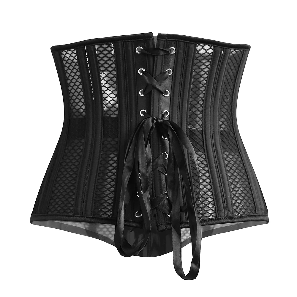Woman Lace Corset Sexy Lingerie Plus Size Slimming Body Shaper Overbust Zipper Corset and Bustier Waist Trainer Corset