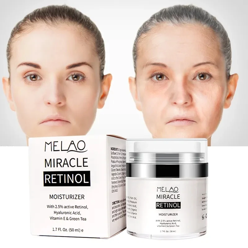 Wholesale Organic Facial Skin Care Revitalizer Moisturizer Face Lift Cream Hyaluronic Acid Anti Aging Retinol Face Cream