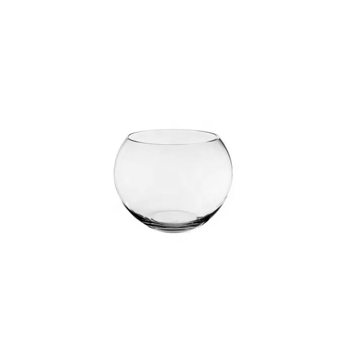 Hot Sale Giant clear Round Bubble Bowl Glass Vase for Flowers