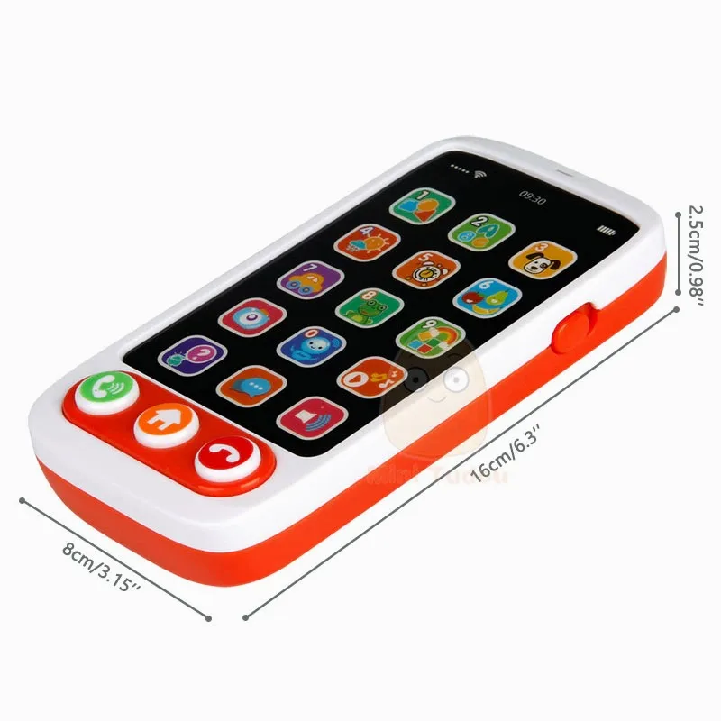 Kids  English Machine  Light Musical Babyphone Children Educational Toys Babies Telephone Learning Toys Baby Mobile Phone