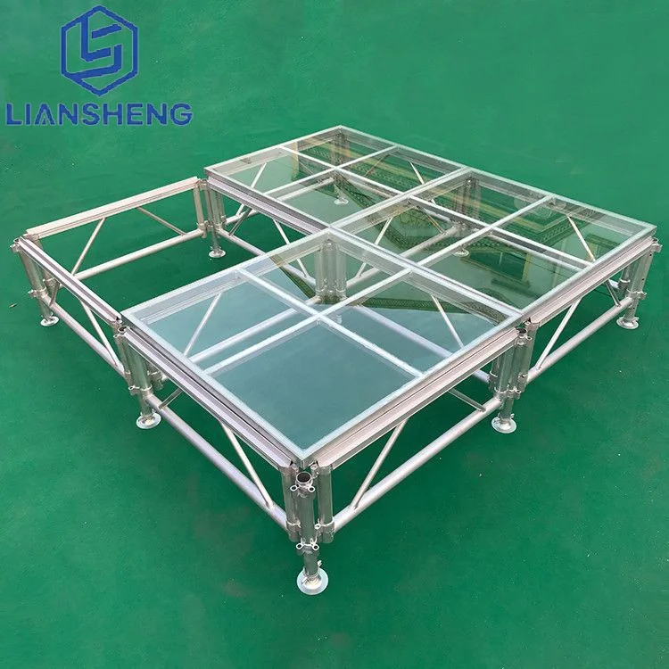 Event Aluminum Stage  exhibition Show mobile stage LED lights roof Truss Display Outdoor concert portable Stage Platform