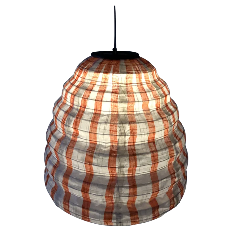 Printing pattern customized outdoor garden decoration nylonfabric LED Solar Lantern