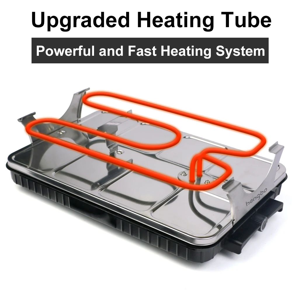 8 Persons 2 in 1 Non-Stick   Surface and Stone plate wholesale  Electric Powerful Raclette BBQ Grill Electric Grill