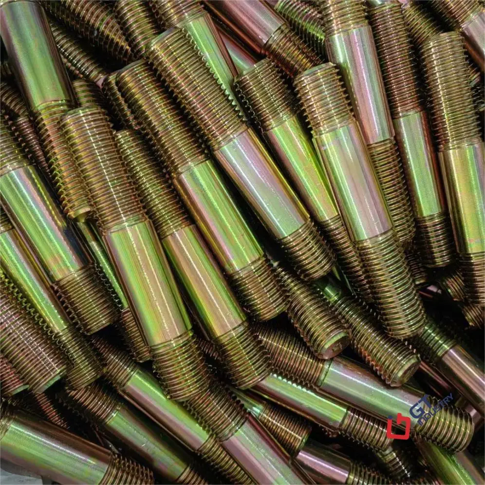 Black double end Thread rod - a320 L7 L43 L71 A193 B7 B16 Stud bolt C/W hex nuts 2H a320 Gr7M ceramic PTFE