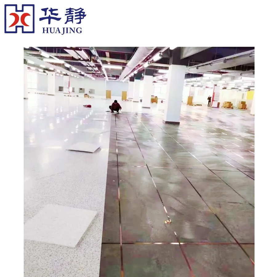 Conductive tile Antistatic data center raised floor perforated flooring access flooring system