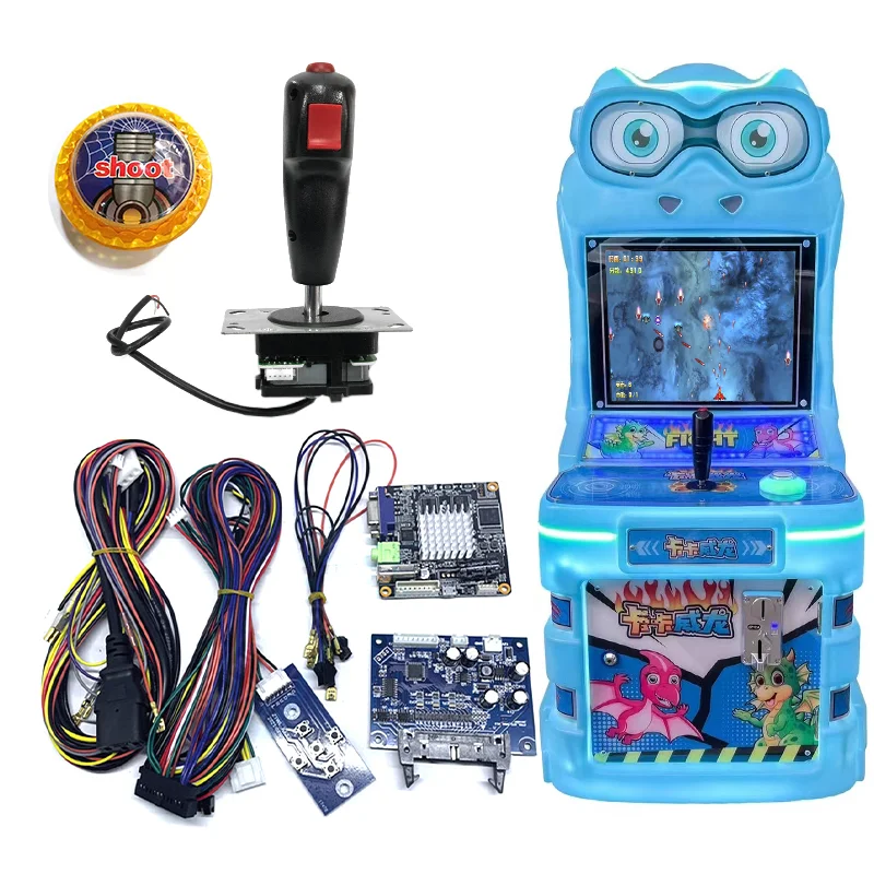 Single-dual machine 5-in-1 kit flight rocker vibration rocker direction control simulator arcade game machine shooting DIY