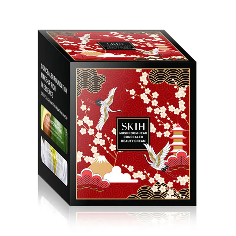 SKIH Makeup Mushroom Cushion Liquid Foundation Whitening Concealer Moisturizing Brighten BB Cream Female Face Makeup Base 15g