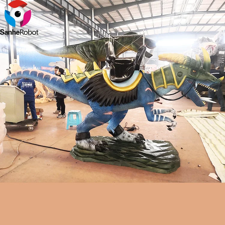 Electric Walking Dinosaur Ride Life Size Popular Customizable Simulation Running Horse Animatronic Animal Animal Robot For Zoo