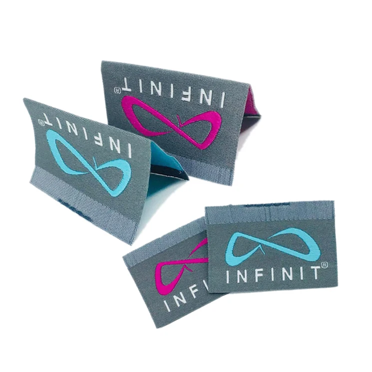 Custom T-shirt Handmade Clothing Label Brand Size Labels Main Garment Neck Woven Label For Clothing