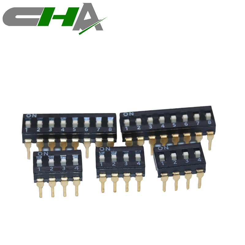 CHA  dip-switch raised actuator CDH series dip/digital/thumbwheel switches