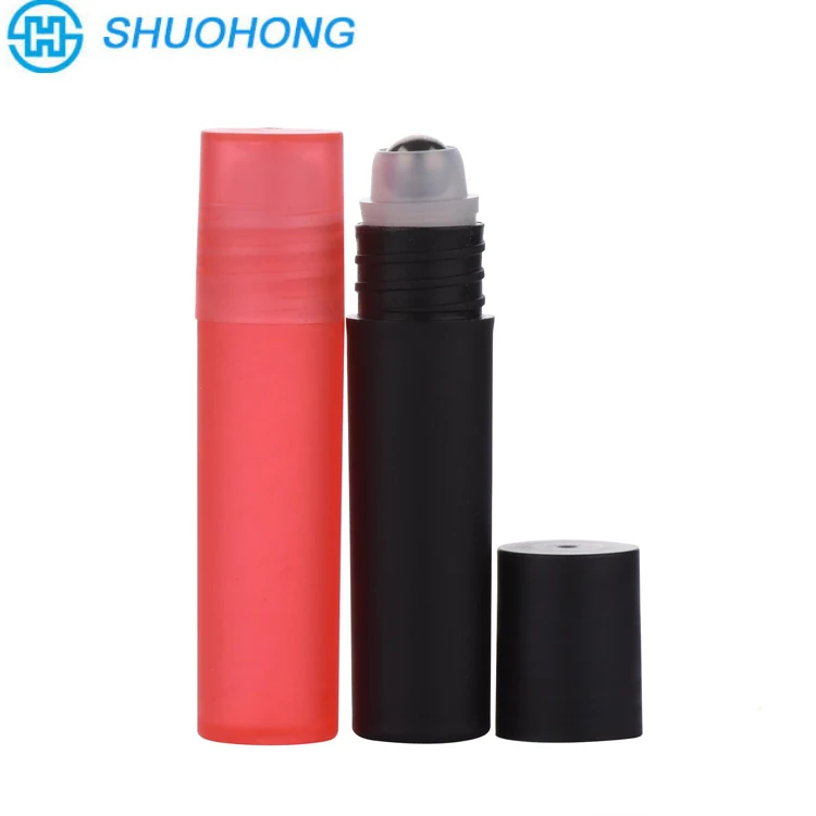 Roll on Bottle Rollerball Bottles Empty Refillable Deodorant Containers PE Cosmetic Jars Customized Matte 5ml 8ml 10ml 15ml