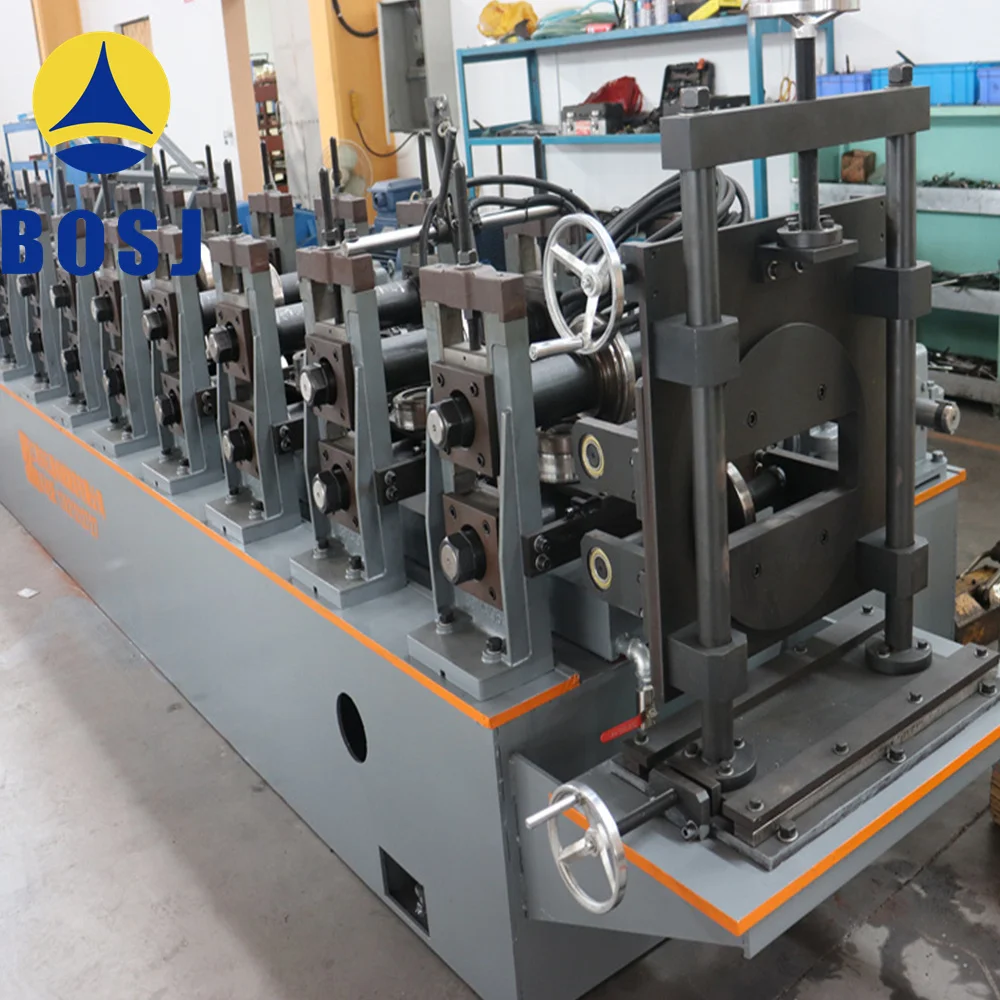 BOSJ Solar Panel Strut Channel Unistrut C Channel photovoltaic support roll forming machine