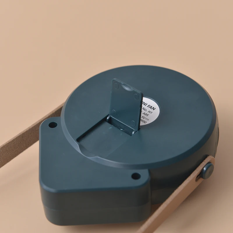 2023 summer  leafless without blade air cooler USB personal rechargeable neck fan