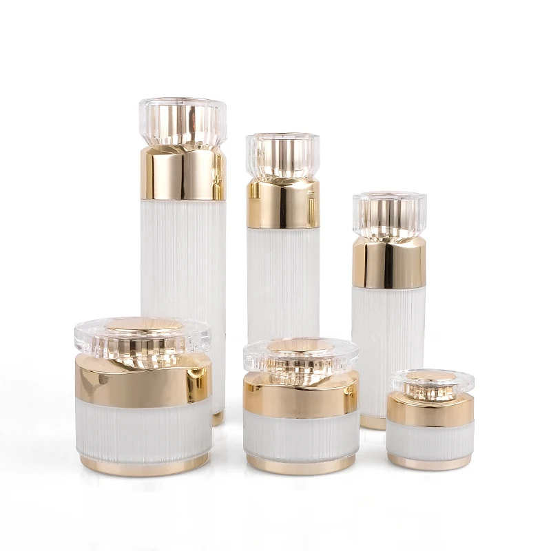luxury 10g 15g 30g 50g Acrylic small face cream empty cosmetic containers plastic cosmetic packaging Cream Jar