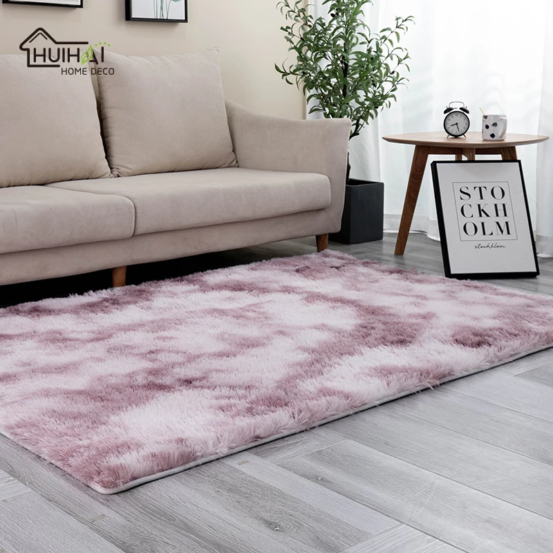 Пушистые ворсистые коврики для спальни ворсистый ковер плюшевый гостиной пушистый детской комнаты