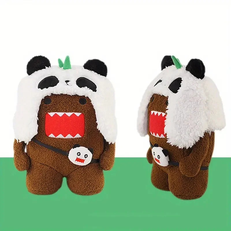 Funny Domokun Toy Creative Soft Stuffed Cute Kawaii Domo Kun Plush Doll Unisex Girls Friendly Made Cotton PP Cotton