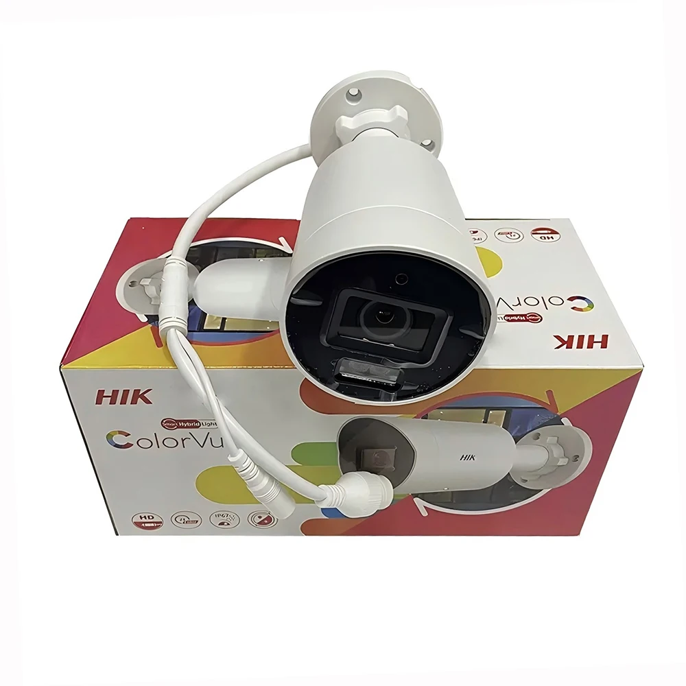 Hik4MP ColorVu камера обнаружения человека и транспортного средства безопасности CCTV Встроенный микрофон наружная DS-2CD1047G2-LUF
