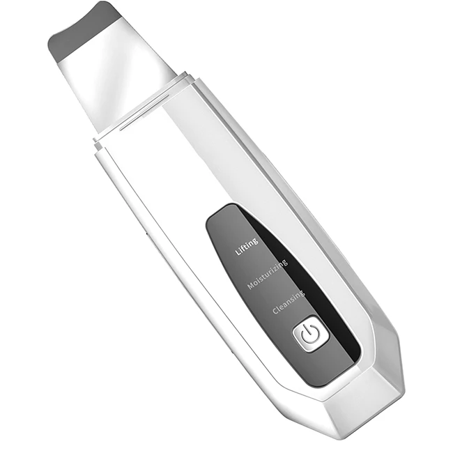 Home Use USB Rechargeable Face Spatula Pores Cleanser Exfoliator Blackhead Remover SA-SC02 Derma Skin Scrubber