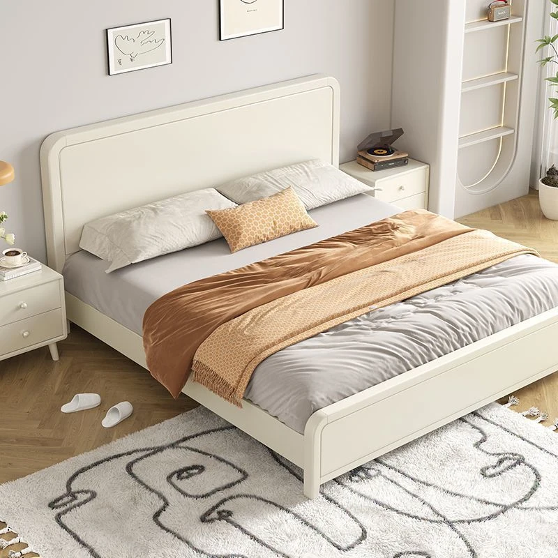 Nordic Cream White Princess Bed Elegant Design for Dreamy Bedrooms