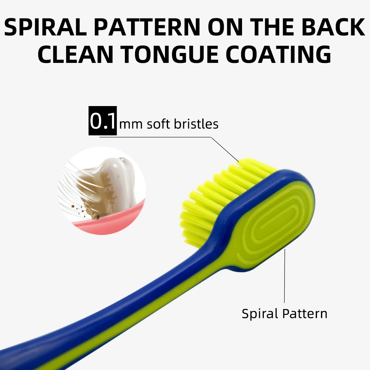 Ручная прямоугольная щетка с мягкой щетиной и дорожным чехлом