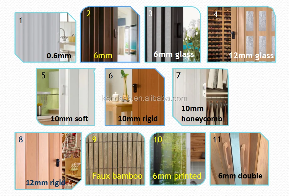 PVC folding door ,plastic accordion door ,sliding door