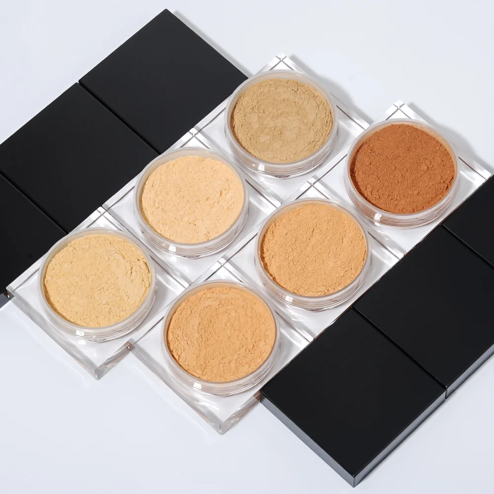 Private Label Setting Loose Powder mineral sunscreen Waterproof Matte powder Face Setting Makeup Powder