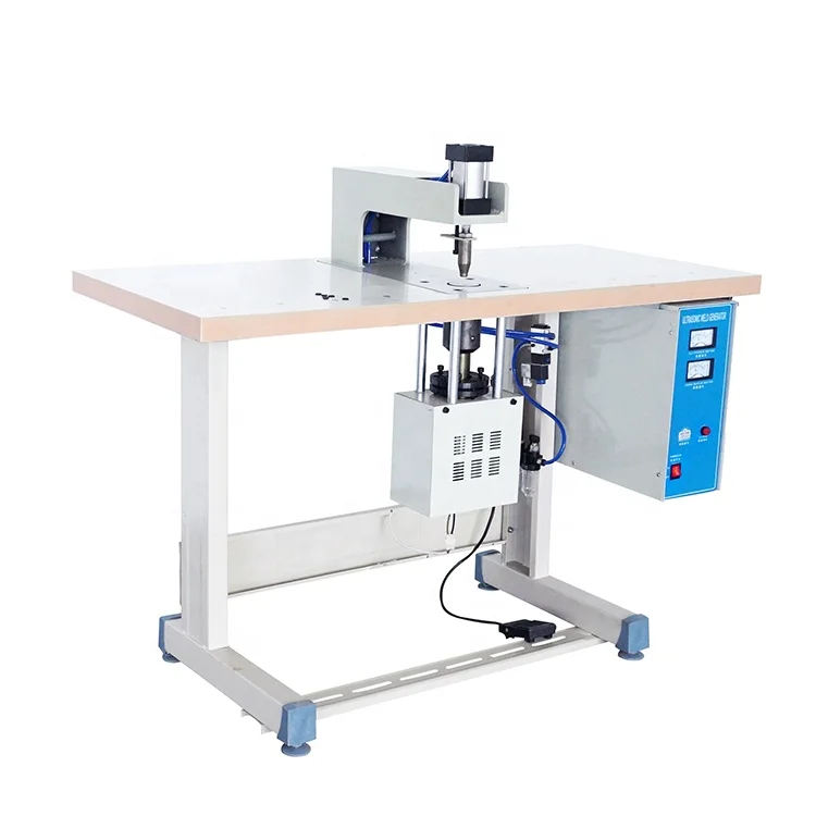 Hot ultrasonic Perforated machine make a hole on webbing and leather semi automatic hole punching machine