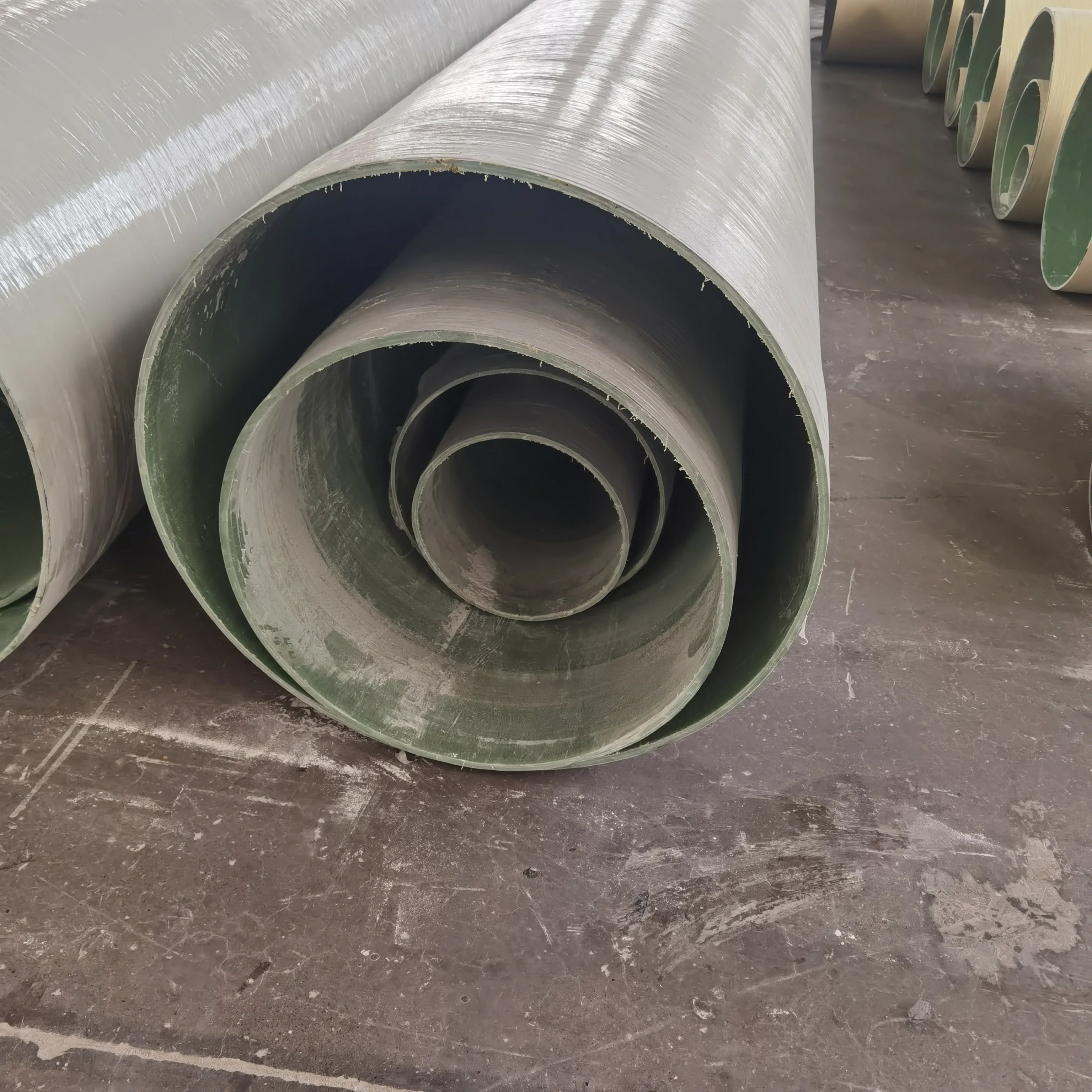 Good quality high pressure fiberglass glass fiber reinforced frp plastics mortar pipes