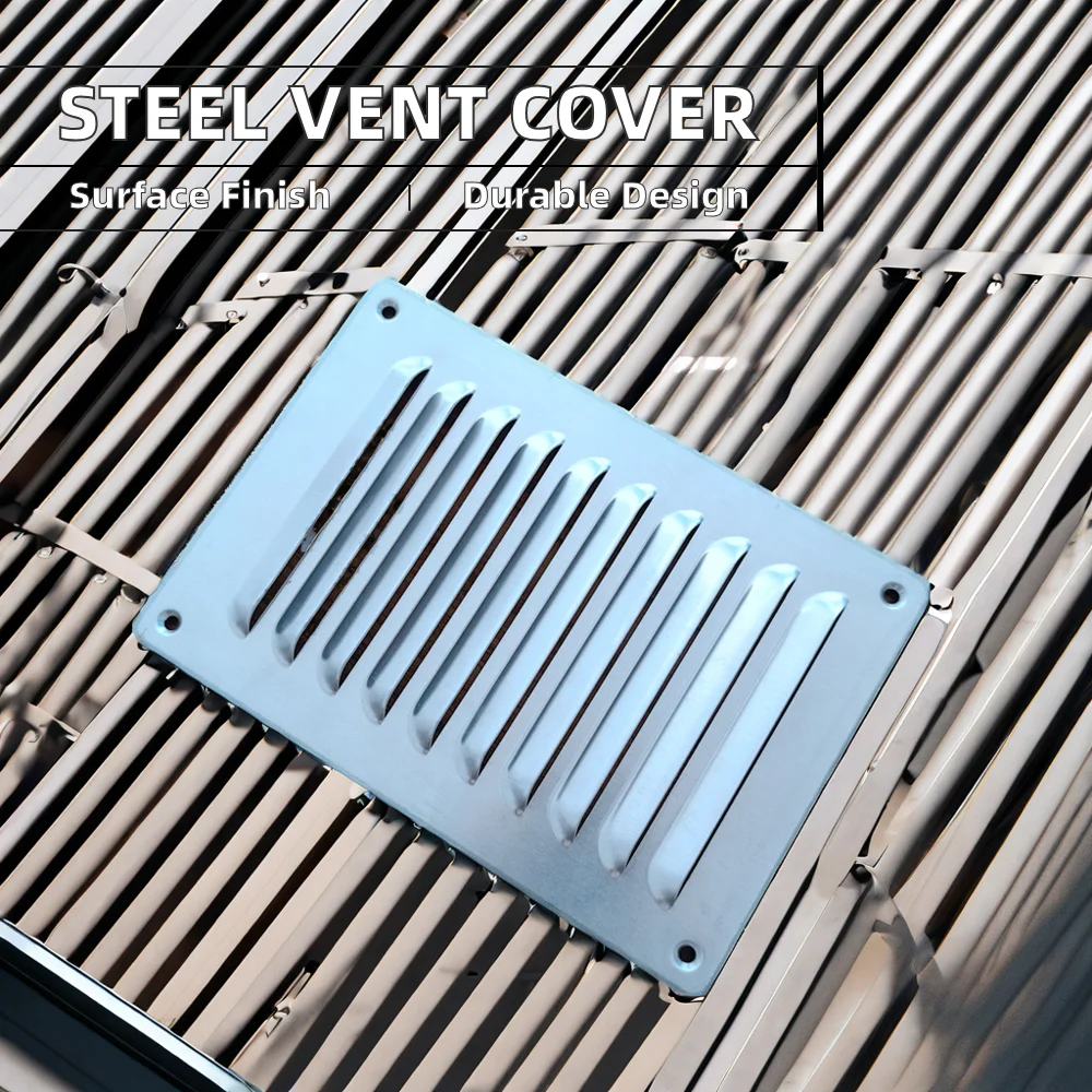 Customized Sizes Air Venting Panel Cover Boat Cabin Vents Louver Grill Aluminum Stainless Steel Stamped Registers & Grilles