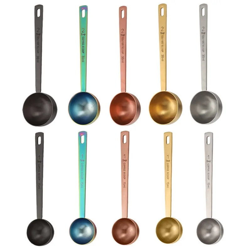 Manufacturer 304 Stainless Steel Milk Powder Spoon Measuring Spoon Coffee Bean Scoop