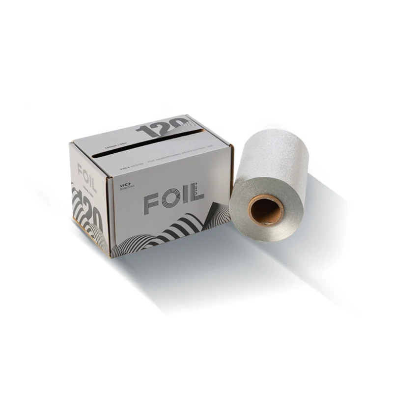 Hot Sale Colored Aluminum Hair Foil Dye Paper for Salon Silver Embossed Roll Aluminum Foil, Hair Foils For Highlighting