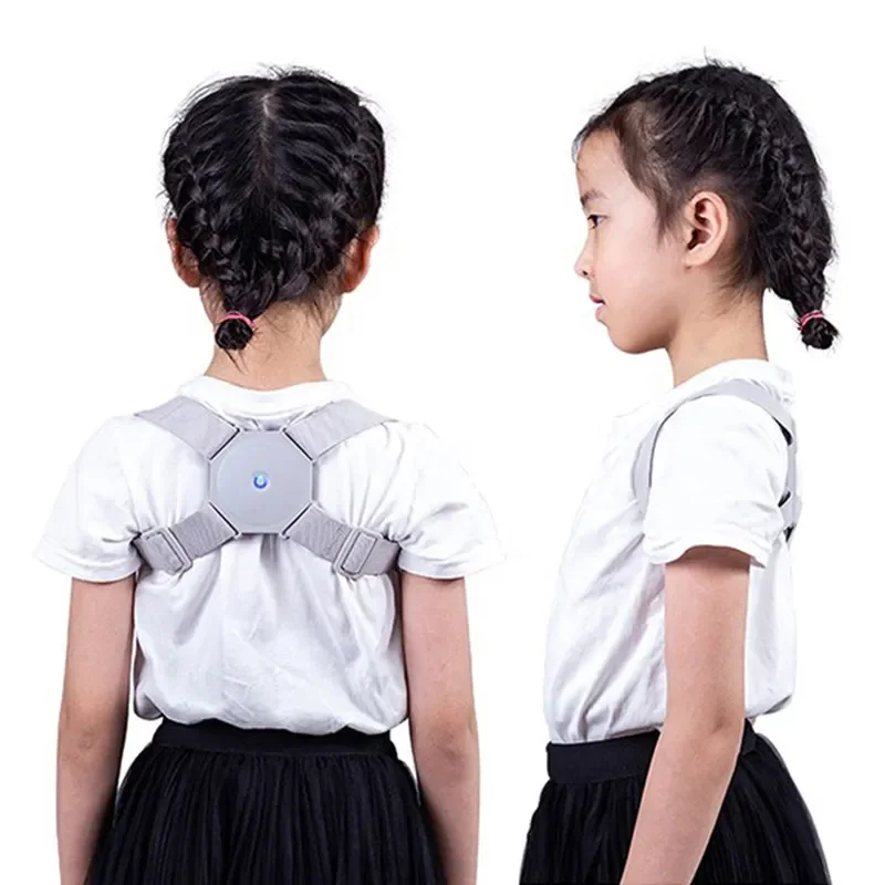 Correctores De Postura Inteligente Black Con Sensor Smart Back Posture Corrector Devices for Kids
