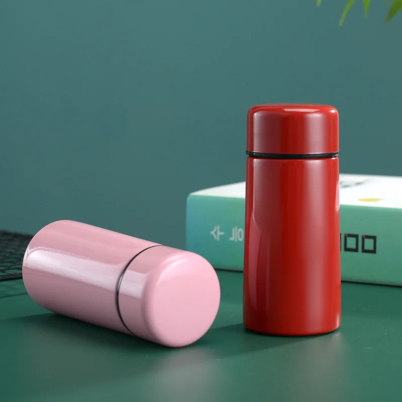 304 stainless steel pocket cup small mini thermos cup male and female students portable fashion small capacity gift water cup
