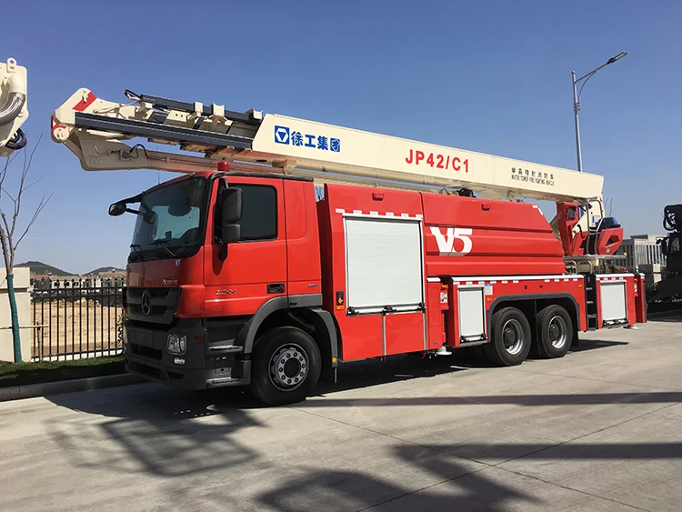 XCMG official JP42C1 fire engine 42m water tower fire truck