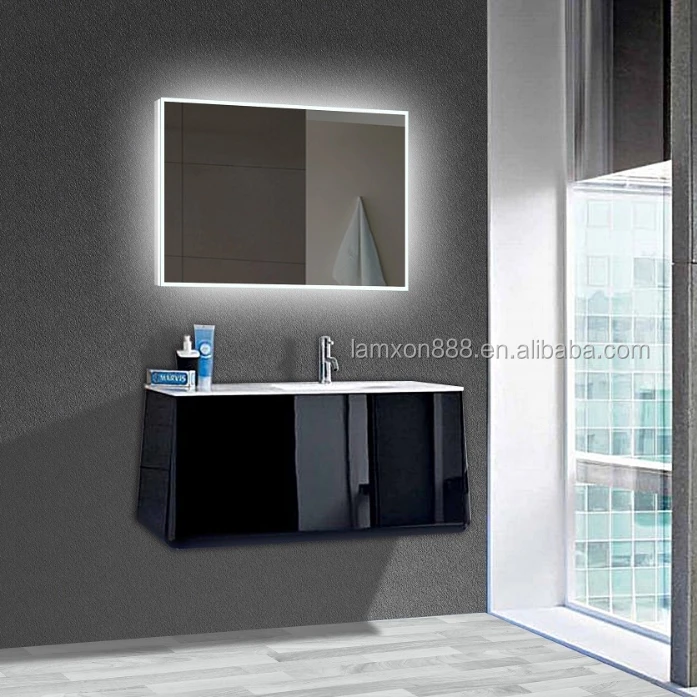 Lamxon feature type modern vanity lighted mirror for hotel bathroom Illuminated mirror