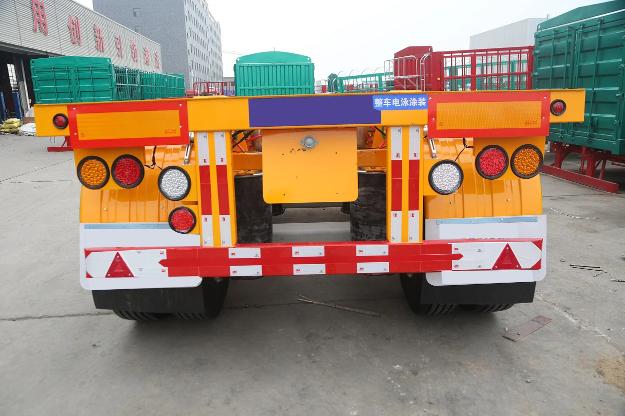 40feet Shangdong Direct Factory Semi 3AXLE Skeletal Trailer Special Vehicle Automotive skeletal trucktrailer container skeleton